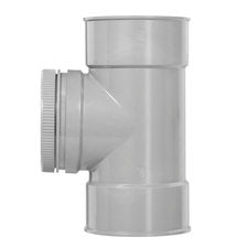 PVC Ontstoppingsstuk Ø110mm 2× mof