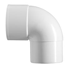 PVC Bocht Ø40mm 90° wit 1× mof