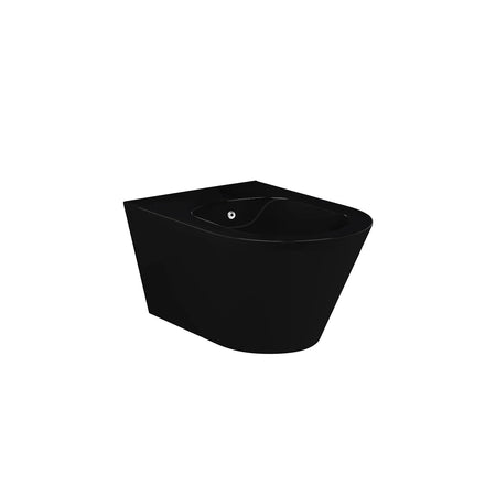 DutchLine - Avva Toiletpot Met Bidet - Mat Zwart - 355x530mm