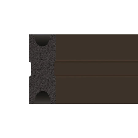 DutchLine - Composiet Onderlegbalk - Donkerbruin - 40x25