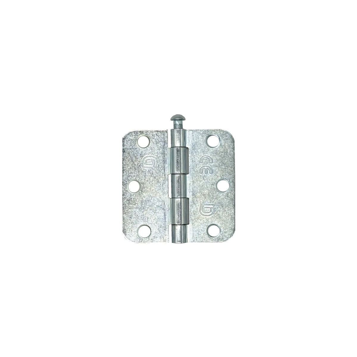 DutchLine - Deurscharnier Staal - Afgeronde Hoeken -  76x76x2mm