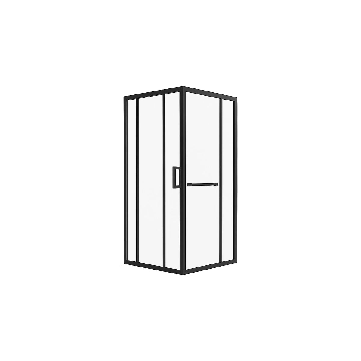 DutchLine - Douchecabine - Mat Zwart- 900*900*2000