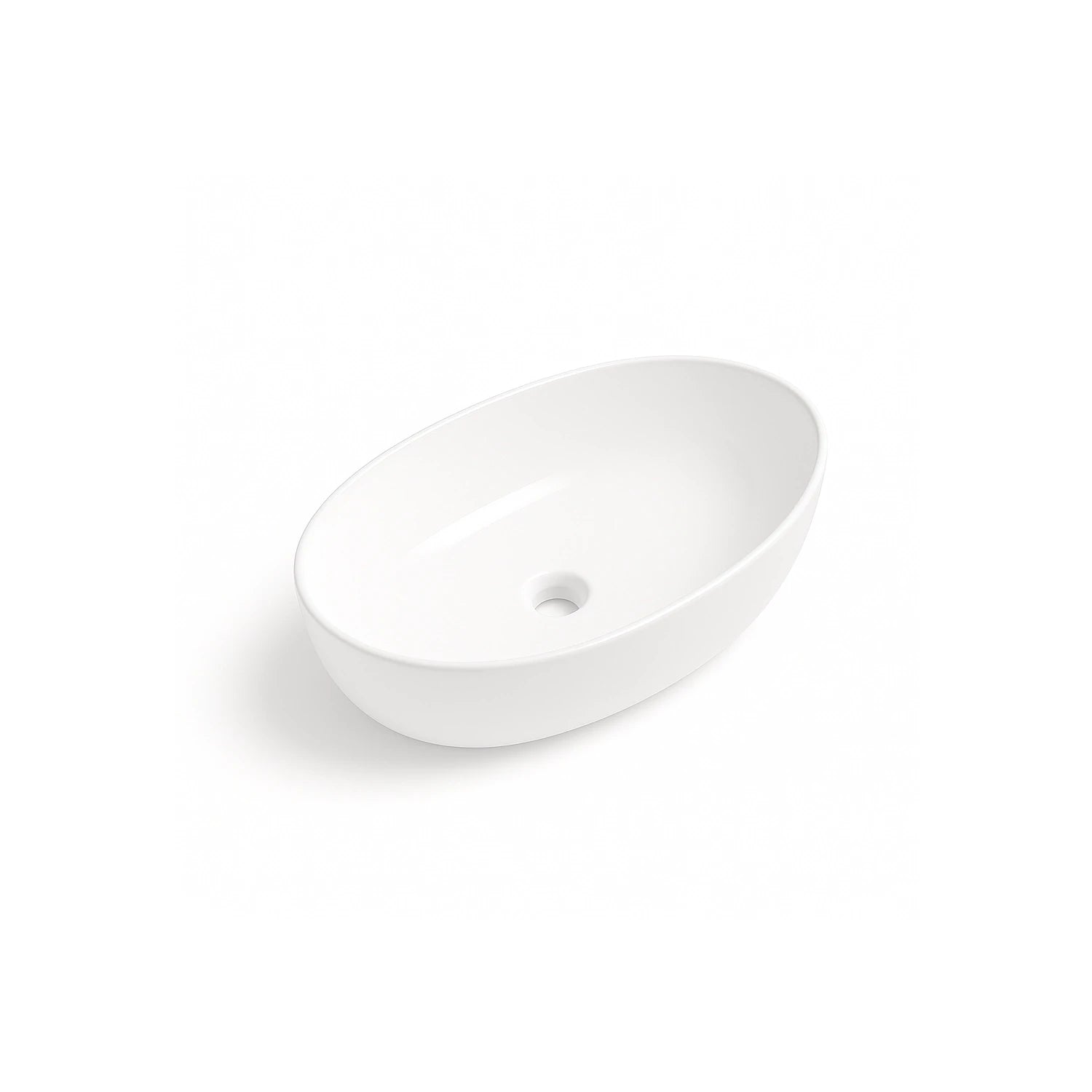 DutchLine – Ellips Waskom – Glans Wit