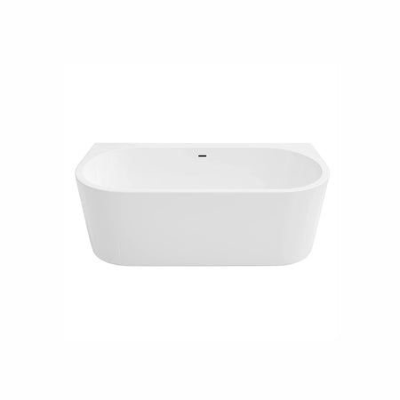 DutchLine Half-vrijstaand  Ligbad - Glans Wit - 1800x800x580