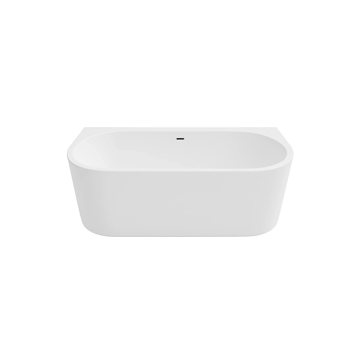 DutchLine Half-vrijstaand  Ligbad - Mat Wit - 1800x800x580