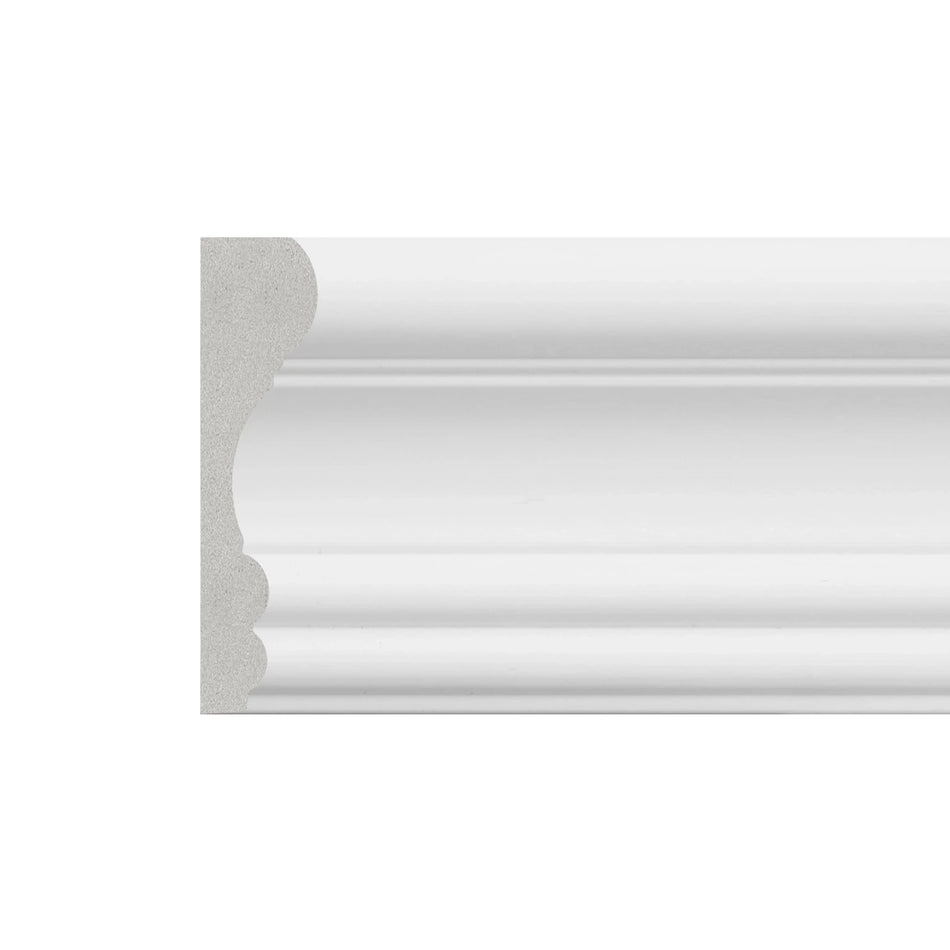 DutchLine - Plafond Sierlijst MDF - Wit - 85x26x2250mm