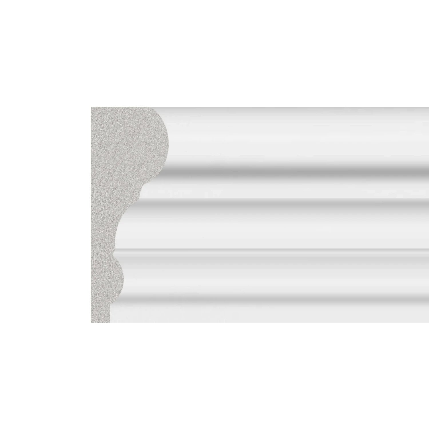 DutchLine - Plafond Sierlijst - Wit - 47x20x2250mm
