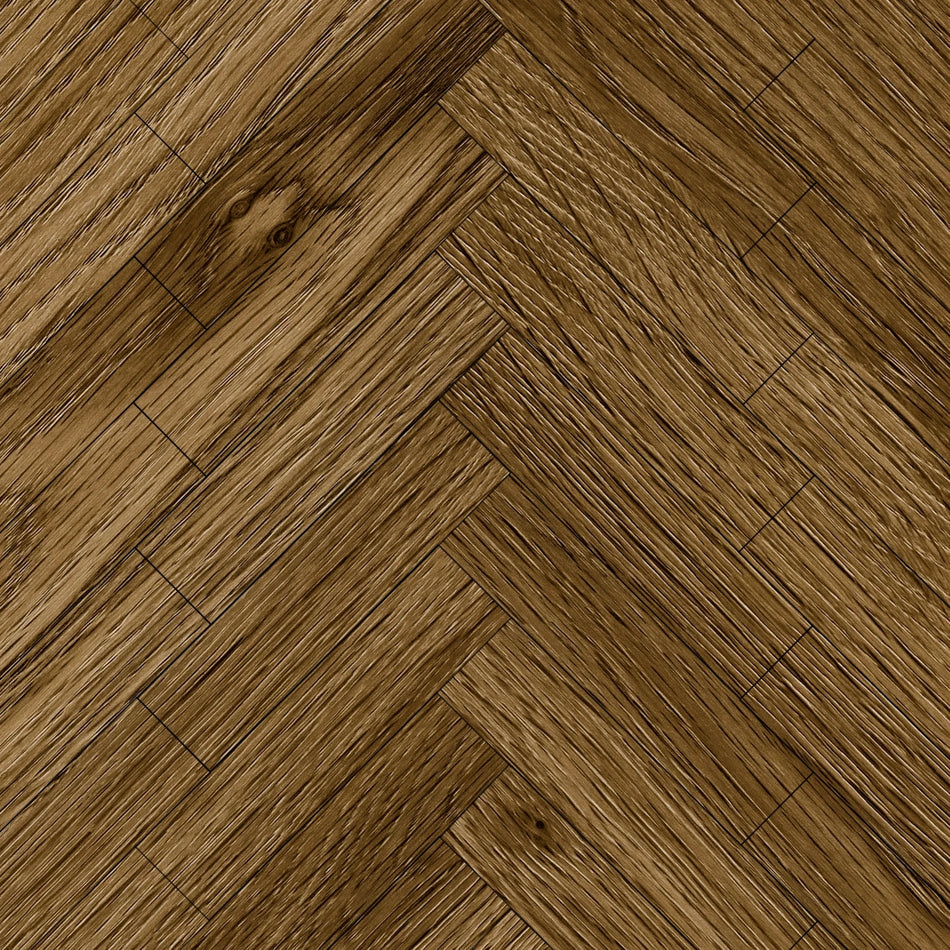 DutchLine - SPC Plint - Eiken Bruin - 2400x60x12mm