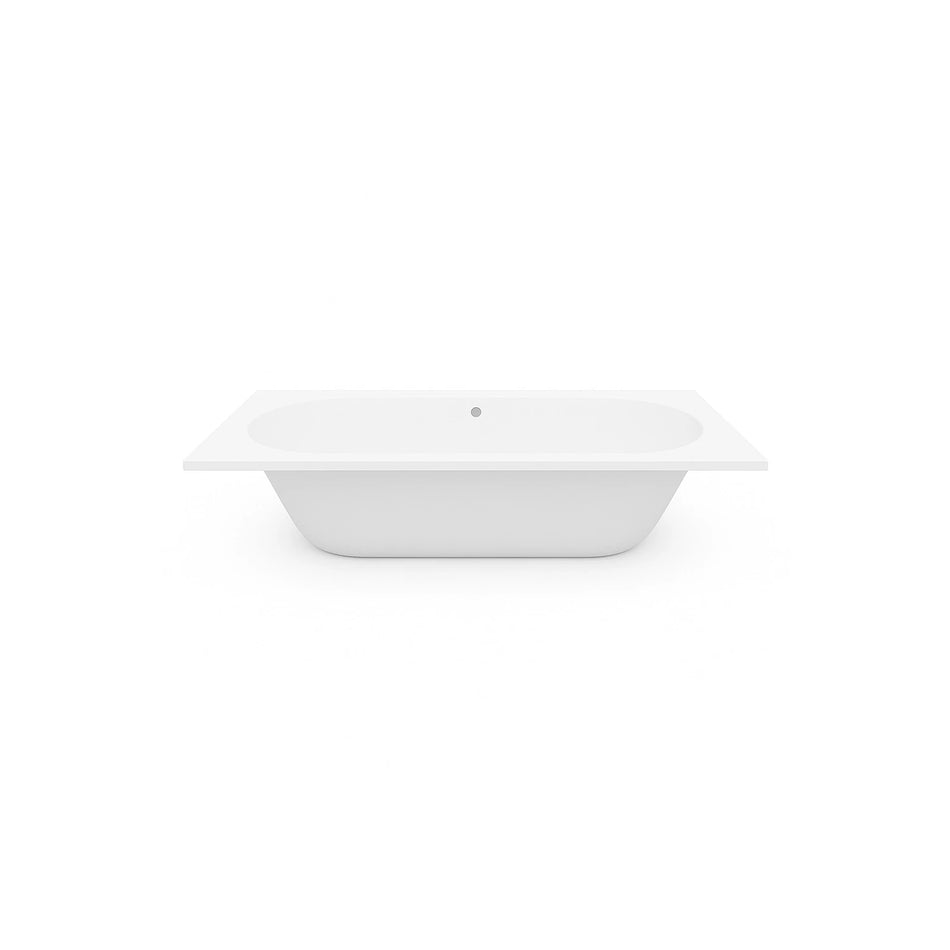 DutchLine - Drop RD - Inbouw Ligbad - Mat Wit - 1800x800x450
