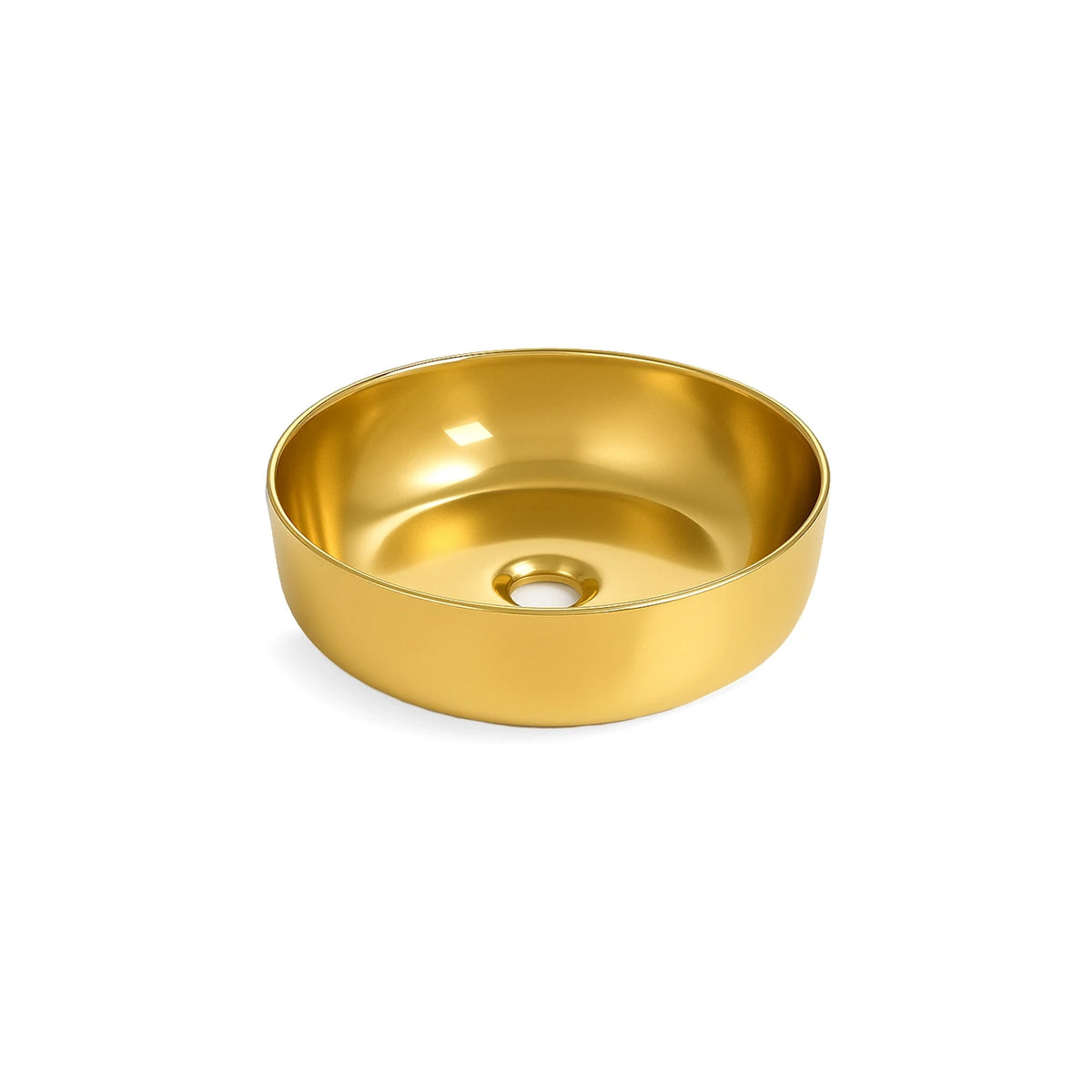 DutchLine - Round Waskom -  Glans Wit