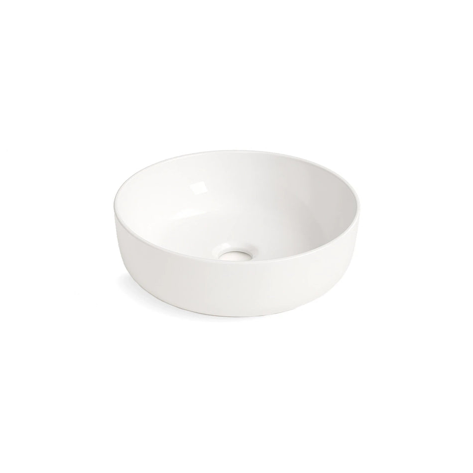 DutchLine - Round Waskom -  Glans Wit