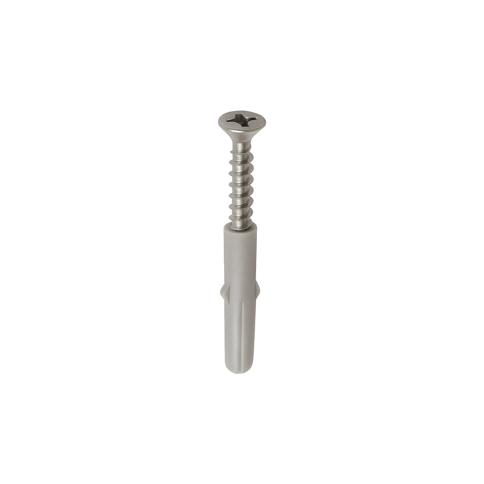 DutchLine - Schroeven Met Plug T.B.V. Vlonderclips - RVS - 25 stuks