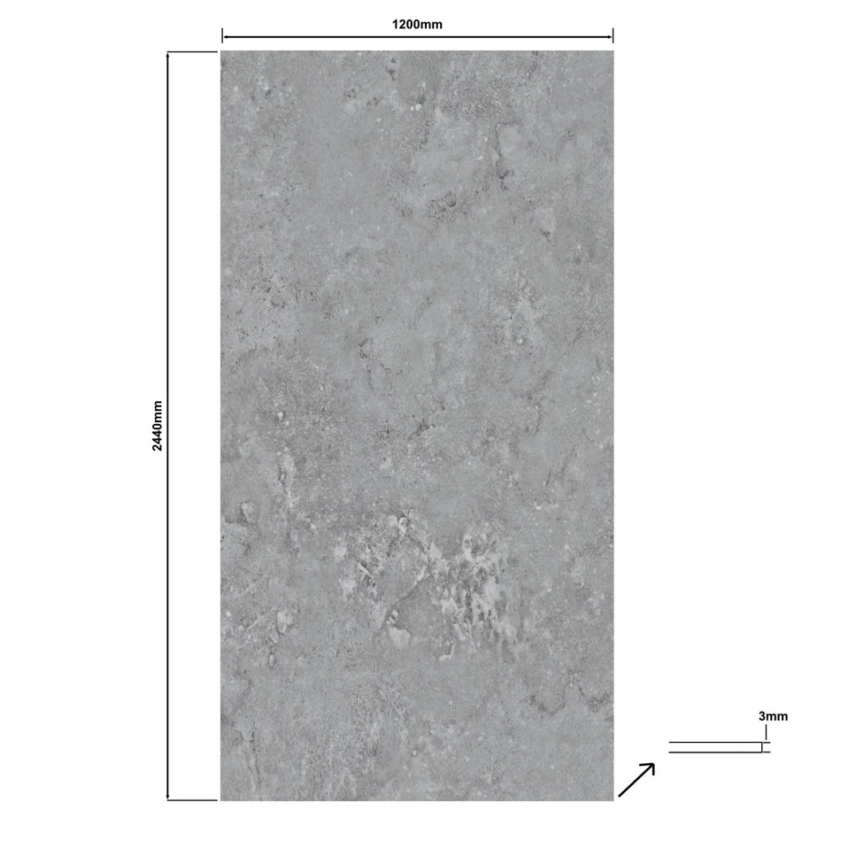 DutchLine - SPC Wandpaneel - Archio Light Grey Mat