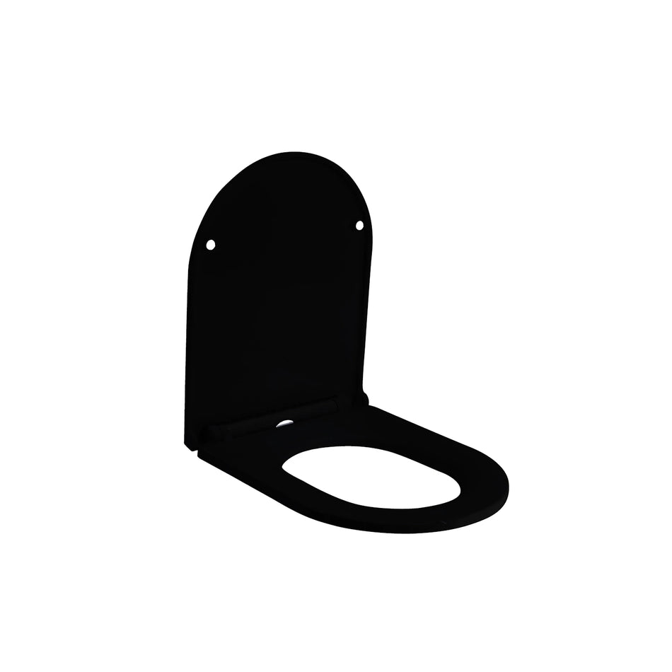 DutchLine Toiletbril - Softclose Quick Release - Mat Zwart