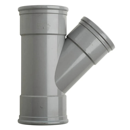 PVC T-stuk Ø125mm 45°