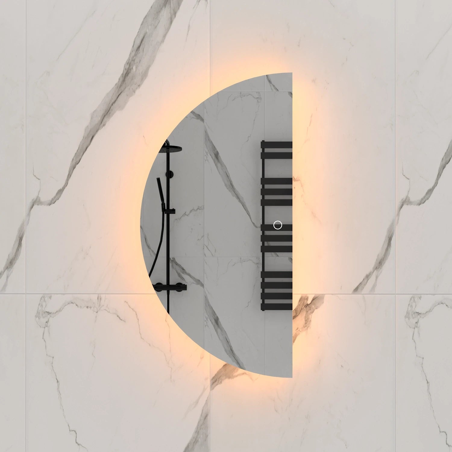 DutchLine - Moon Halfronde Ledspiegel - 36