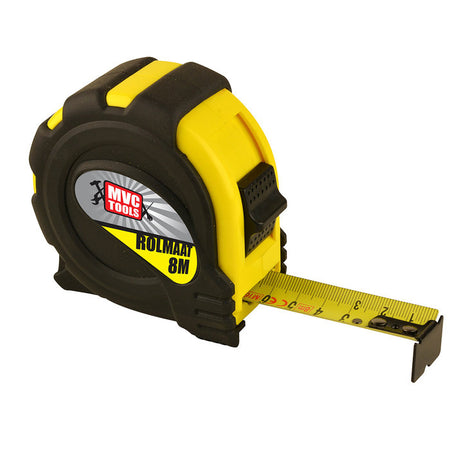 Besli Rolmaat 8meter 25mm +magneet kop
