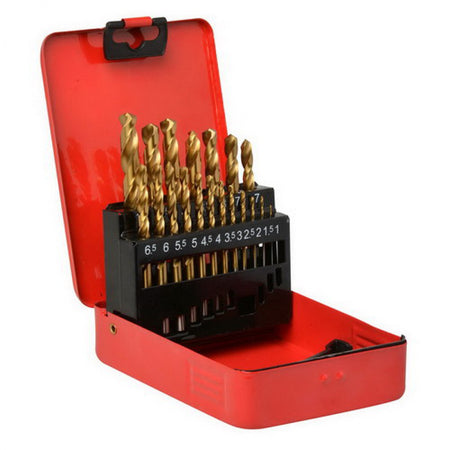 Besli Hercules Borenset 19-delig 1 t/m 10mm +metal box