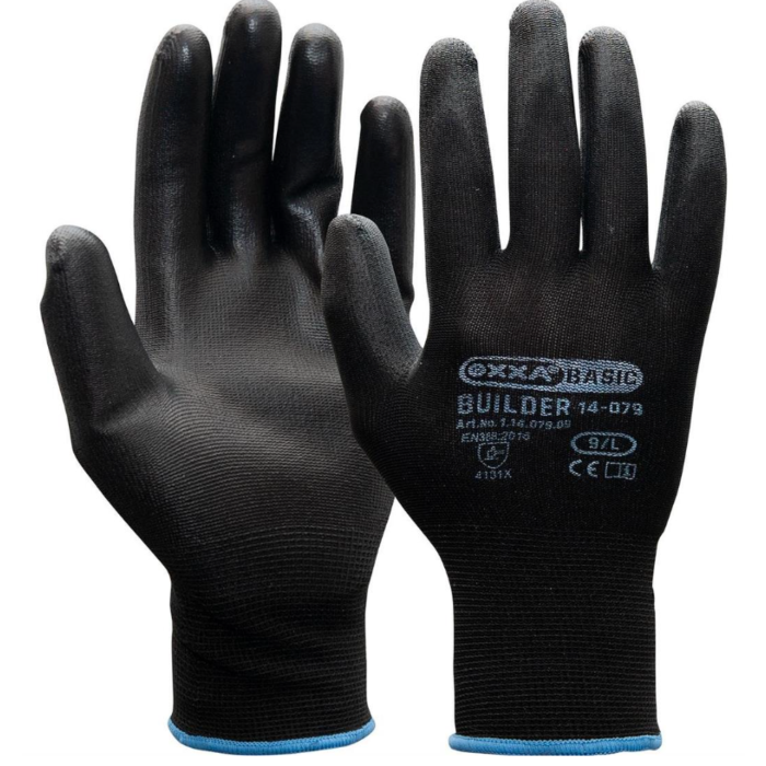 Labor Majestic OXXA builder 14-079 pu zwart 10/XL 12 Stuks