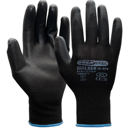Labor Majestic OXXA builder 14-079 pu zwart 10/XL 12 Stuks