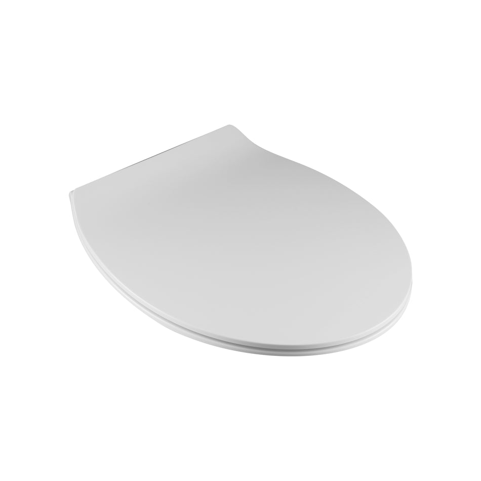 Premium WC-Zitting - Slim Design - Soft Close - Quick Release - Topfix - Duroplast - RVS Scharnieren - Glanzend Wit