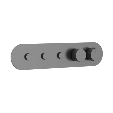 DutchLine - 3 Weg Push thermostatische Afbouwdeel