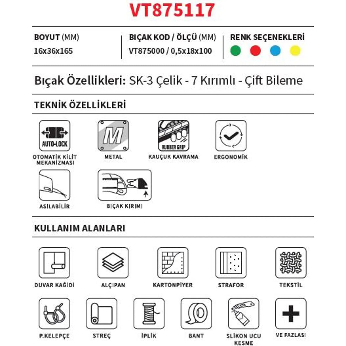 Noya VIP TEC PROF AFBREKMES 18MM